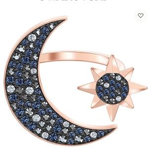 Swarovski Symbolic ring
Graduated crystals, Moon and Star